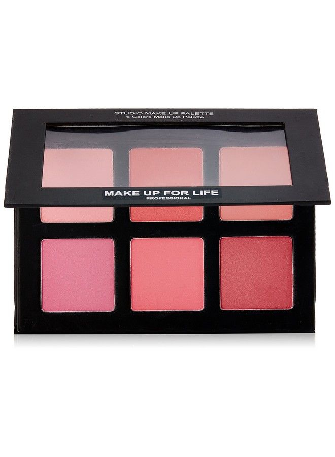 Professional 6 Colors Studio Blush Palette 01 Multi 25G