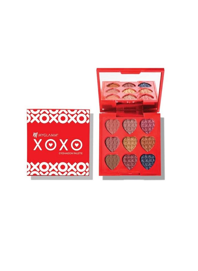 Xoxo Eyeshadow 9 Gm ; Lightweight Pressed Powder Palette; Limited Edition ;Matte And Shimmer Shades ; Crueltyfree & Vegan