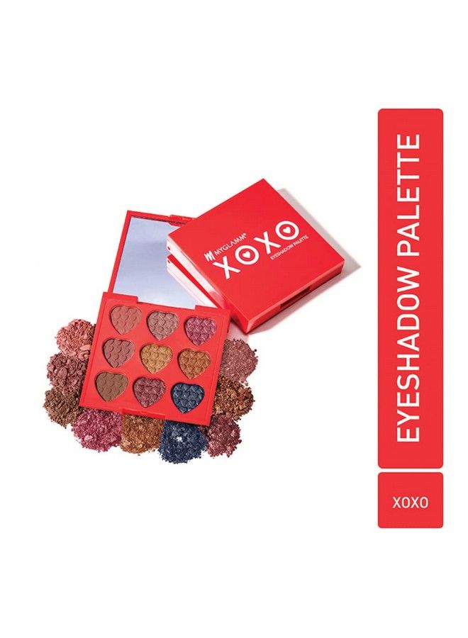 Xoxo Eyeshadow 9 Gm ; Lightweight Pressed Powder Palette; Limited Edition ;Matte And Shimmer Shades ; Crueltyfree & Vegan