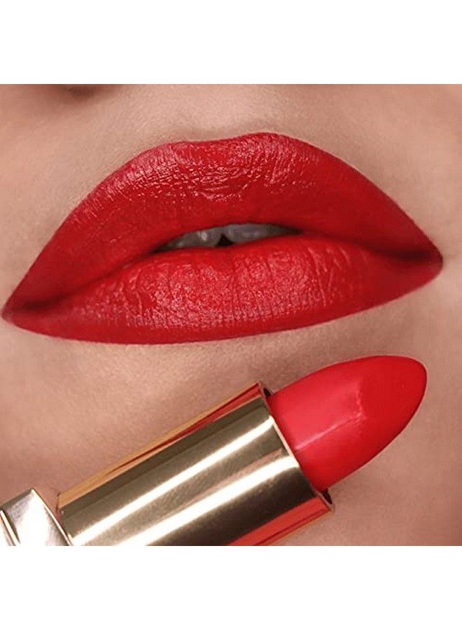 Halal Care Lipstick Combo 5 Festive Red Matte Long Stay Red 4 G (Pack Of 3) L 100% Vegan & Natural L Highly Pigmented