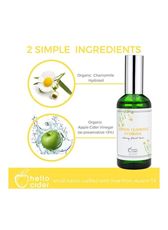 German Chamomile Hydrosol Calming Floral Face Toner 88.7ml