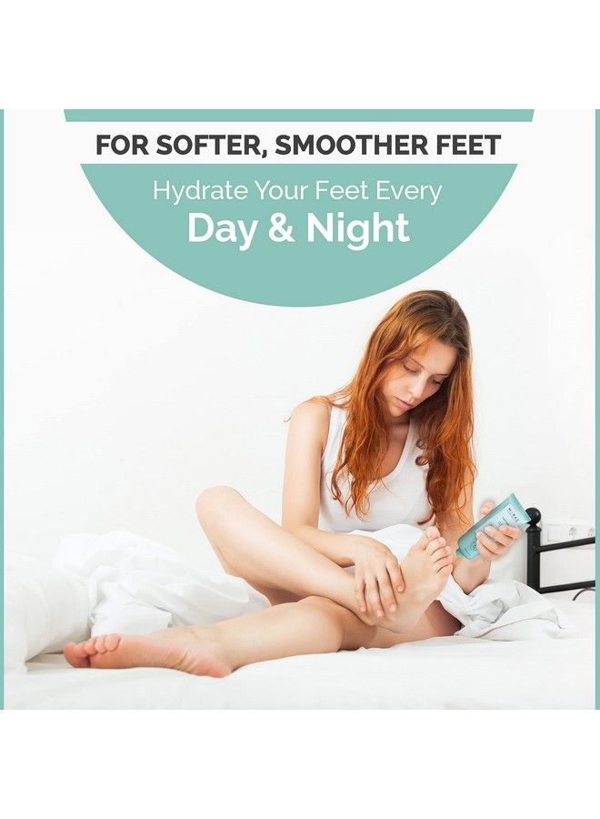 Herbal Foot Cream For Dry Cracked Heels Suitable For Everyone From Toddlers To Adults | Best Foot Cream For Rough & Calloused Feet Treatment | Moisturizing With Delightful Scent | 3.4 Fl. Oz
