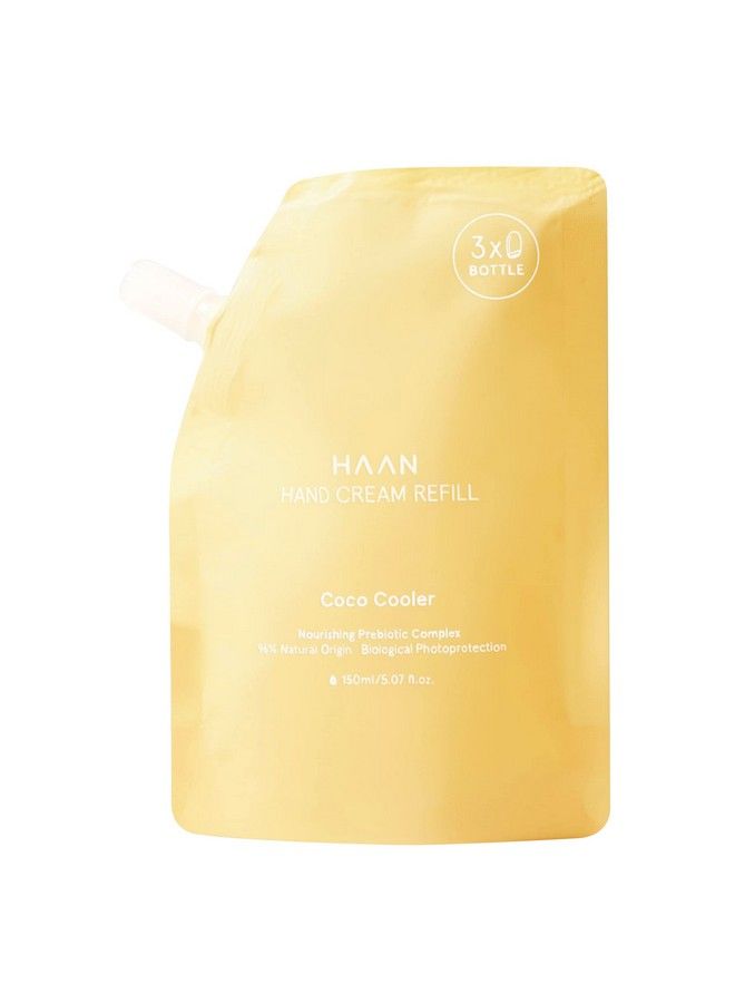 Hand Cream Refill Bag Nourishing Moisturizer For Dry Cracked Hands 96% Natural Ingredients Coco Cooler 5.07 Fl. Oz