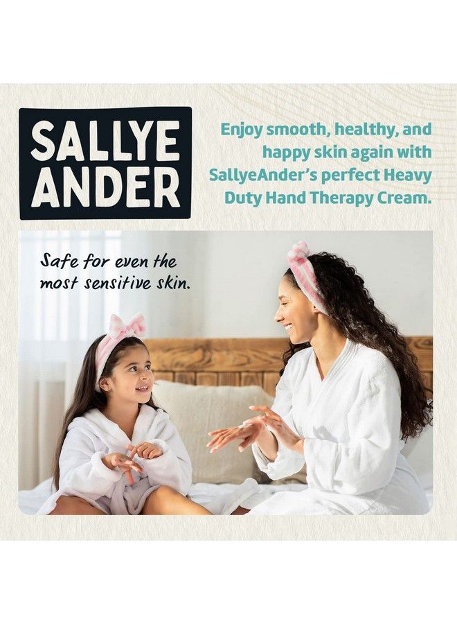 Sallye Ander Heavy Duty Hand Therapy Cream 2Oz Best Hand Cream For Dry Cracked Hands Repair & Moisturize Dry Skin Scented With Natural Essential Oils Dry Working Hands For Men & Women