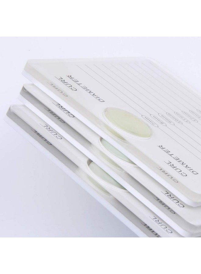 2In1 Eyelash Extensions Adhesive Glue Pallet Holder With Jade Stone Acrylic Lash Tile Hand Plate Lash Pallet White Lash Tray Holder Display