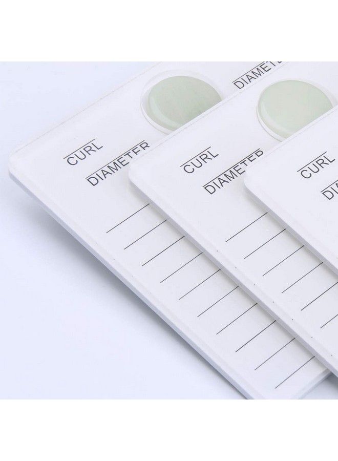 2In1 Eyelash Extensions Adhesive Glue Pallet Holder With Jade Stone Acrylic Lash Tile Hand Plate Lash Pallet White Lash Tray Holder Display