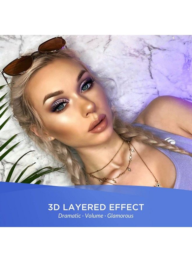 Lashes Natural Look False Eyelashes Bepholan Fake Eyelashes 3D Super Fluffy False Lashes Black Band Wispy Lashes 3Pack Faux Mink Lashesxmz213