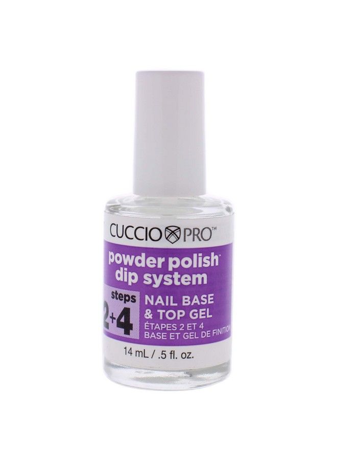 Colour Powder Polish Dip System Step 2 And 4 Specially Formulated Resins Vibrant Finish With Flawless Rich Color And Durability Nail Polish Base And Top Gel 0.5 Oz