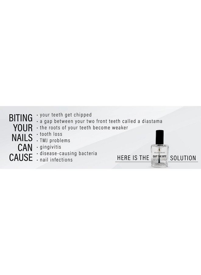 Stop Nail Biting Deterrent Treatment Polish Extra Bitter Taste 0.5 Oz | Stop Putting Fingers In Your Mouth | Safe For Adults & Kids | Helps Nail Growth Made In Usa | Dbp Free Tphp Free