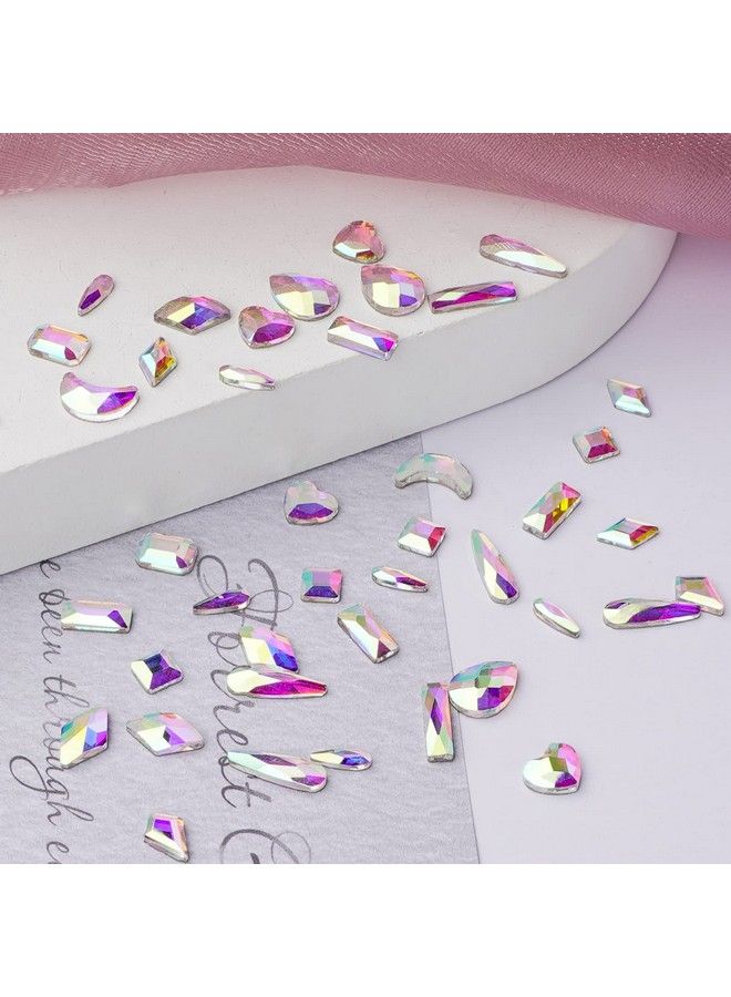 1820Pcs Rhinestones Nail Gems 12 Styles 3D Glass Crystals Nail Charms Shiny Multi Shape Flatback Nail Rhinestones For Nail Art With Rhinestones Picker And Tweezers For Diy Nail Art