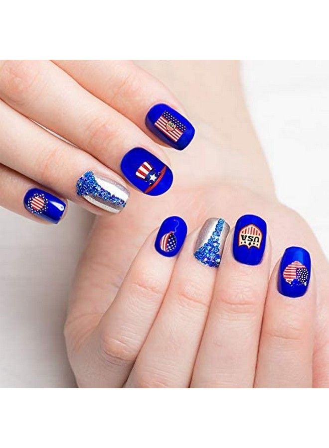 16 Sheets 4Th Of July Nail Stickers Independence Day Nail Art Stickers Patriotic American Flag Nail Stickers I Love America Nail Stickers Selfadhesive Nail Decals Manicure Sticker For Memorial Day