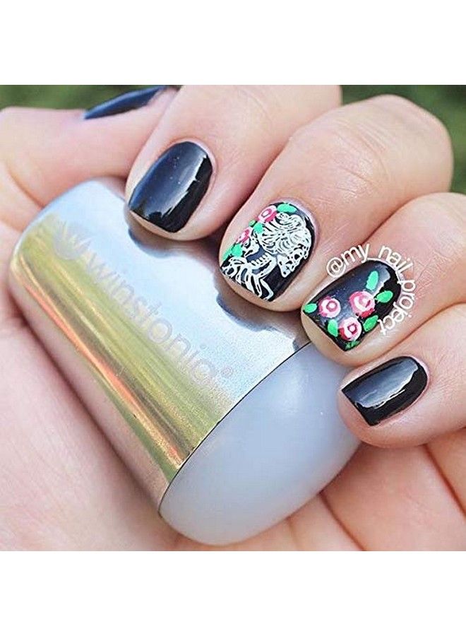 Nail Art Stamper Jumbo Size For Nail Stamping Plate | Sticky Soft Marshmallow Pad | Milky White