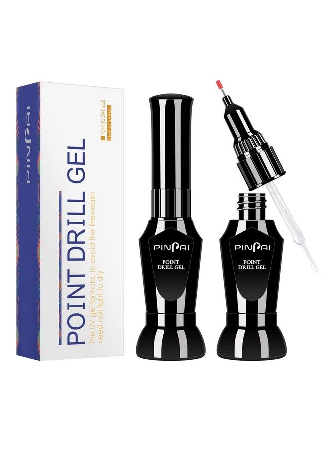 2 Pcs Nail Rhinestone Glue Nail Glue Pen Resin Polishing Agentadhesive Resin Crystal Polish Decor Adhesive Decoration Gem Crystal Diamond Jewelry Need Lights 10Ml