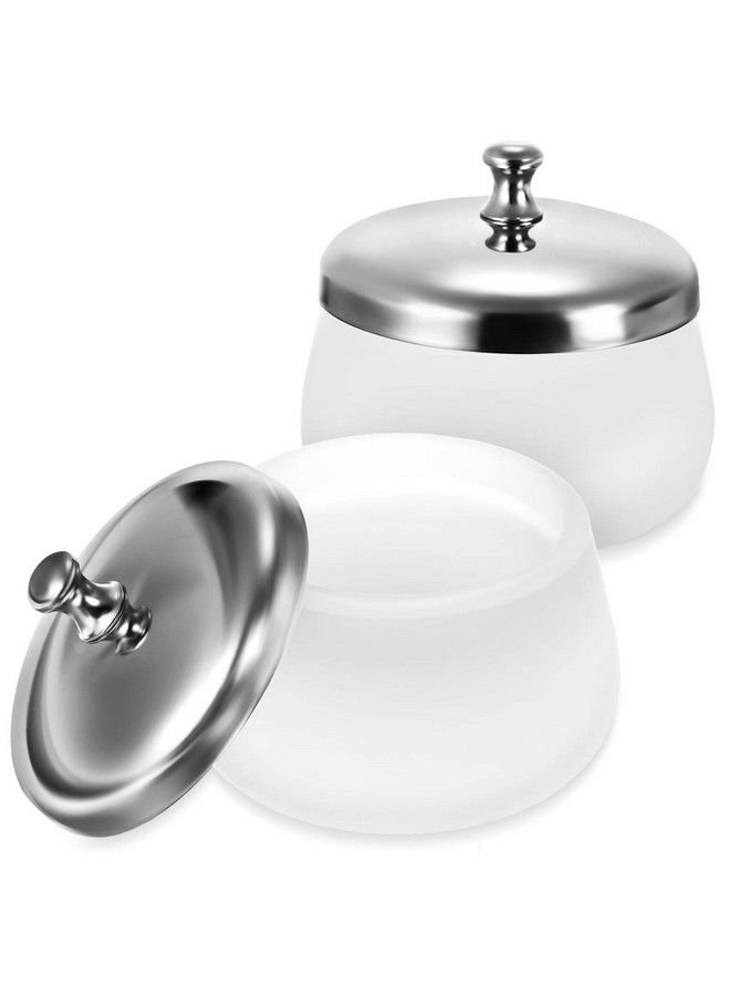 2 Pieces Matte Crystal Glass Nail Art Dappen Dish Nail Glass Crystal Cup Nail Art Acrylic Liquid Powder Dappen Dish Crystal Dappen Dish Liquid Container Holder For Acrylic Powder Liquid Styling Tool