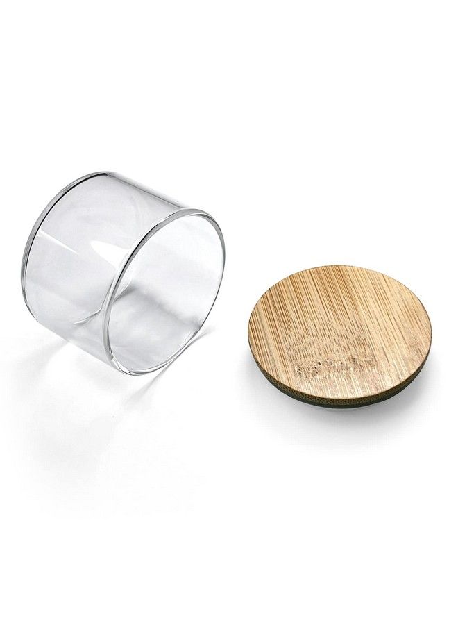 Acrylic Liquid Powder Glass Dappen Dish Glass Cup W Lock Bamboo Cap Lid Bowl For Acrylic Nail Art Kit Hjnapb026