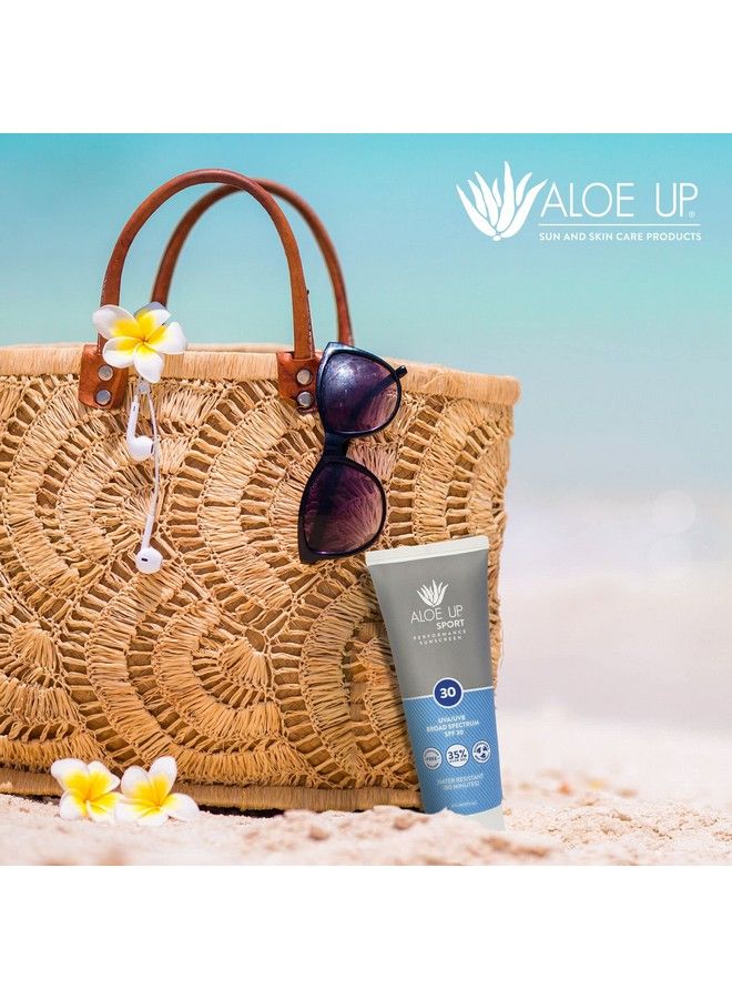 Sport Collection Spf 30 Sunscreen Unscented Sunscreen Protects From Uv With Aloe/Quickdrying Nongreasy Lotion Safe For Face Or Body/Reef Safe Made In Usa / 6 Oz