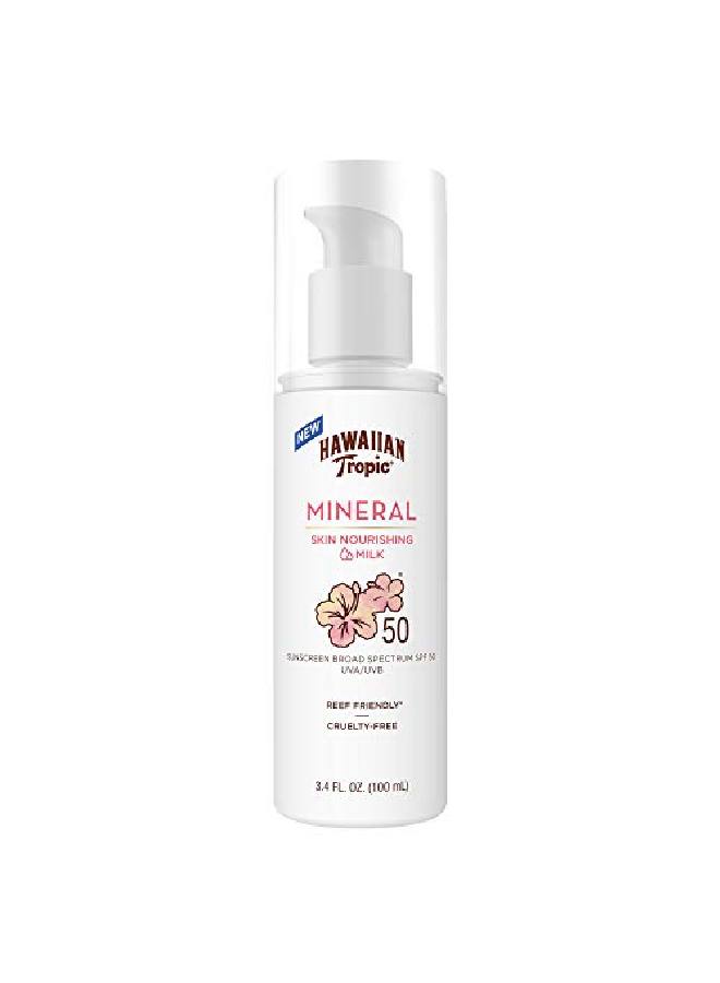 Mineral Sun Milk Body Lotion Spf 50 3.4 Ounces 1 Count