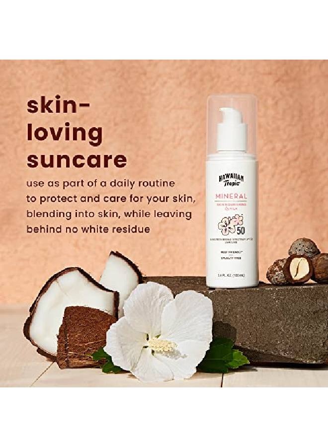 Mineral Sun Milk Body Lotion Spf 50 3.4 Ounces 1 Count