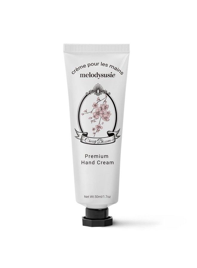 Hand Cream For Dry Cracked Hands With Cherry Blossoms Extracts And Shea Butter For Dry Hand Repair Non Greasy Formula Mini Travel Size Cherry Blossoms (1.7 Ounces)