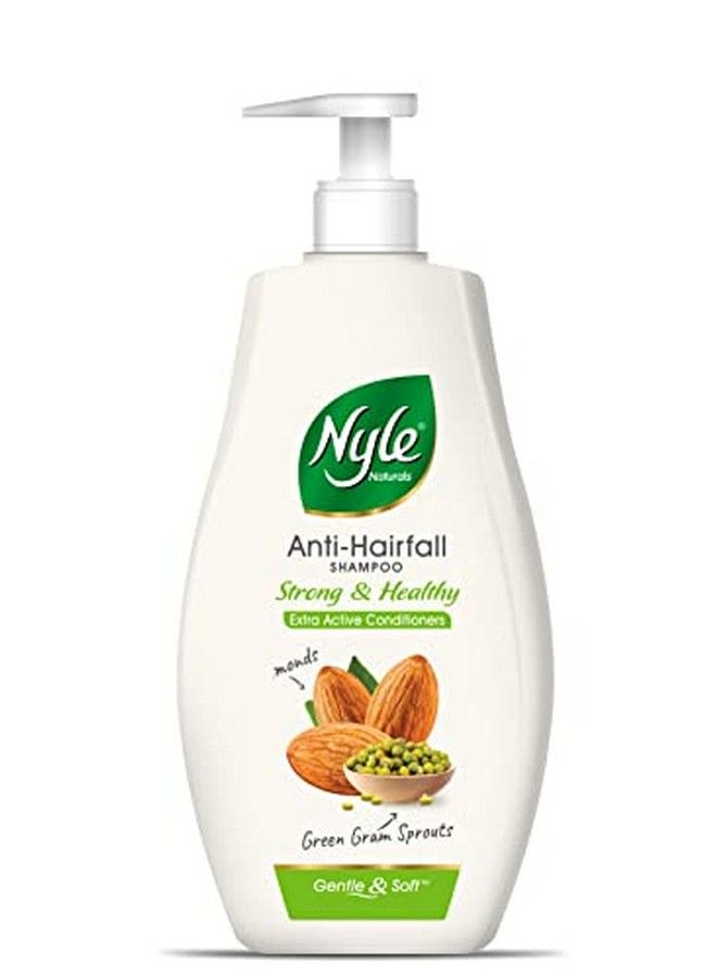 Naturals Strong & Healthy Anti Hairfall 2 In1 Shampoo With Active Conditioner With Almonds And Green Gram Sprouts Gentle And Soft Shampoo Ph Balanced And Paraben Free For Men And Women 800Ml