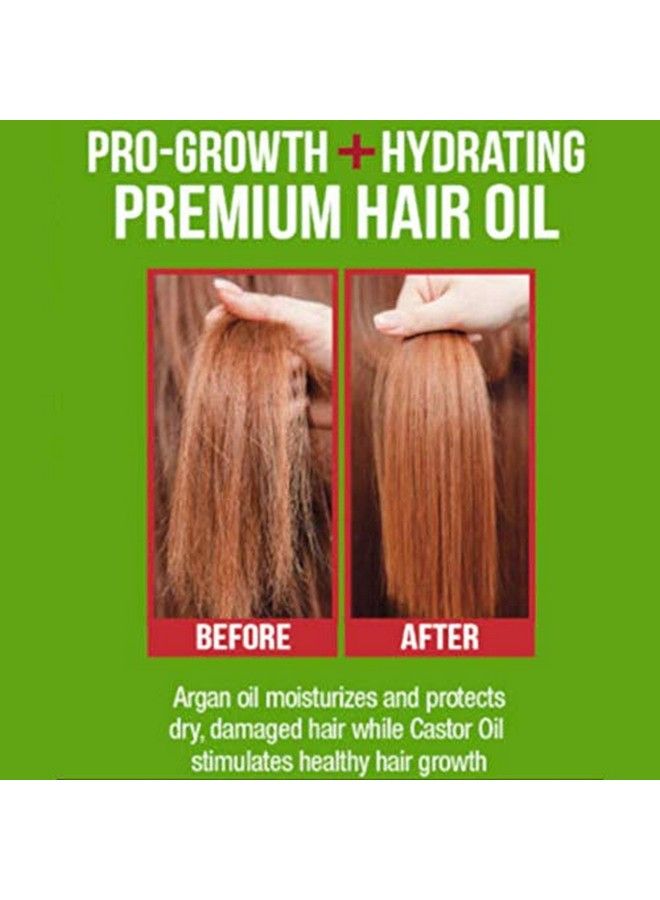 Premium Castor Plus Argan Progrowth + Hydrating Premium Hair Oil 2.5 Oz.