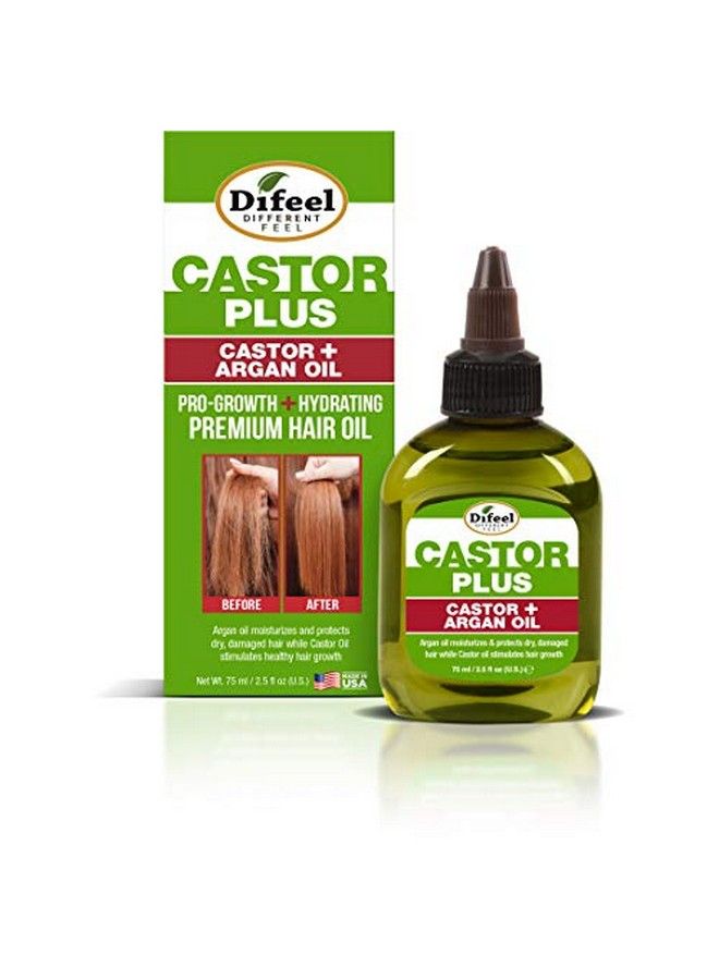 Premium Castor Plus Argan Progrowth + Hydrating Premium Hair Oil 2.5 Oz.