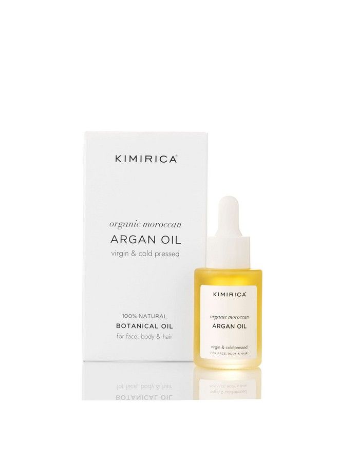 Pure Moroccan Argan Oil For Healthy Hair Face Nails & Skin; 100% Safe On All Skin & Hair Types;Best For All Skin Antiaging; Virgin & Coldpressed (30Ml)