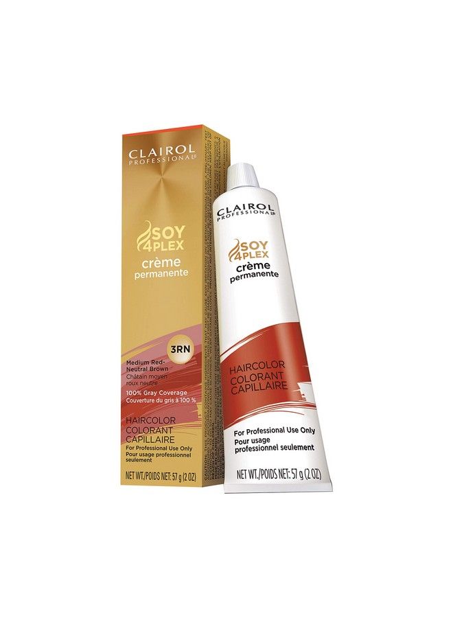Permanent Crème 3Rn Med Red Neutral Brown 2 Oz.