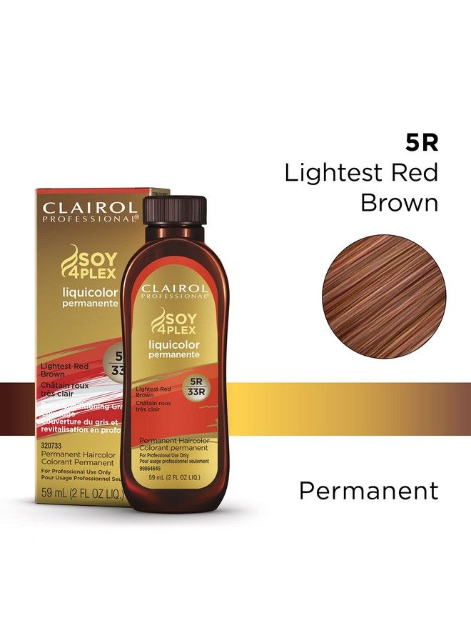 Permanent Liquicolor For Blonde Hair Color 5R Lightest Red Blonde 2 Oz