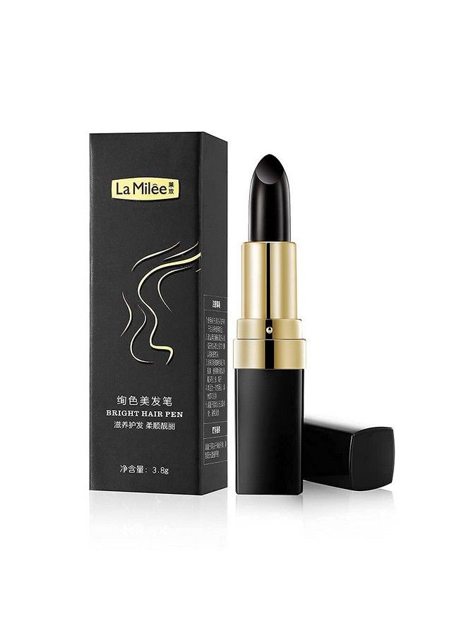 Lamilee Hair Color Dye Pencil For Roots Onetime Hair Dye Pencil Instant Brown Root Coverage Hair Color Pencil Temporary Brown Hair Colour Pencil 3.8G Brown