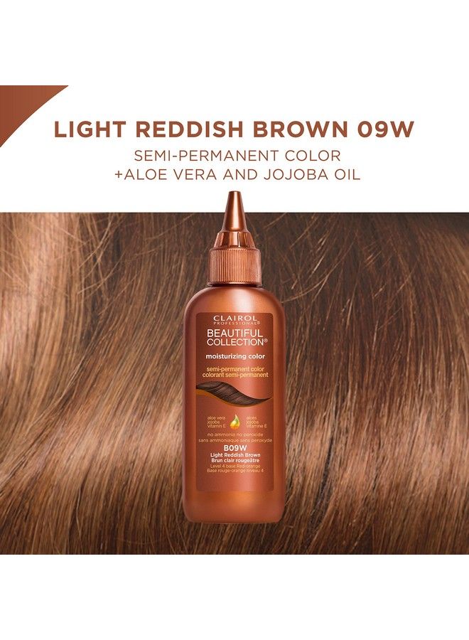 Beautiful Collection Hair Color 09W Light Reddish Brown 3 Oz