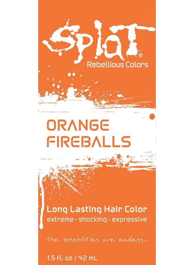 | Orange Fireball | 1.5 Oz. Foil Pack | 30 Wash | Semipermanent Orange Hair Dye