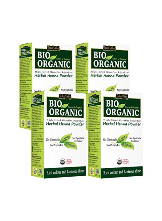 Bio Organic Herbal Henna Powder - (100G* 4= 400G)