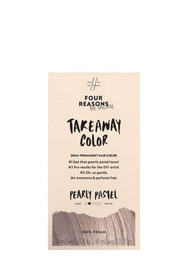 Original Takeaway Color Pearly Pastel 9.12 Light Pearl Ash Blonde Demipermanent Hair Color Ammoniafree And Fragrancefree Hair Dye 100% Vegan & Cruelty Free