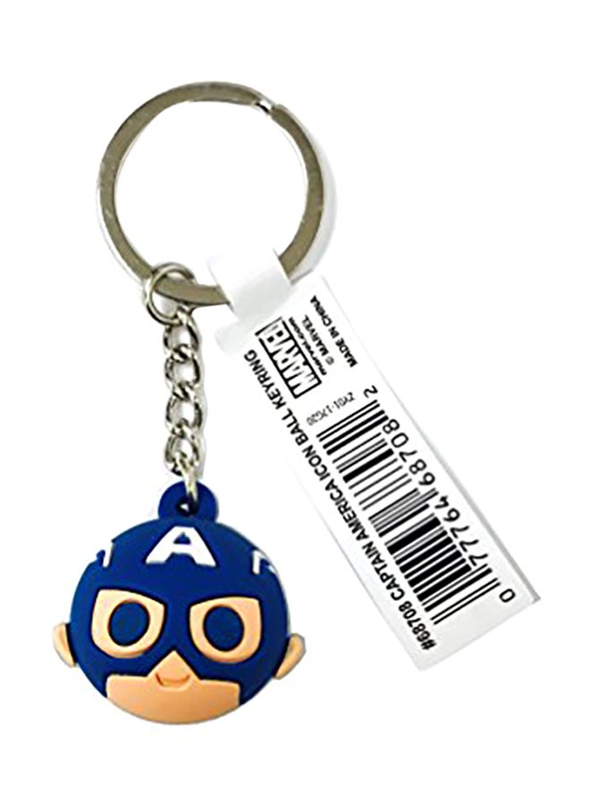 Captain America Icon Ball Ring Key