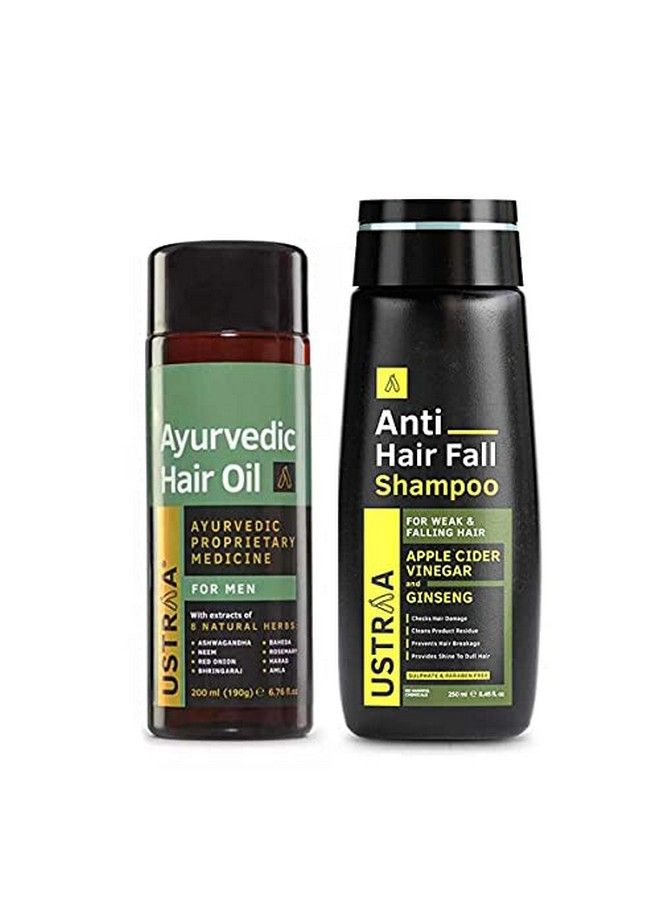 Ayurvedic Hair Oil 200Ml & Anti Hair Fall Shampoo 250Ml