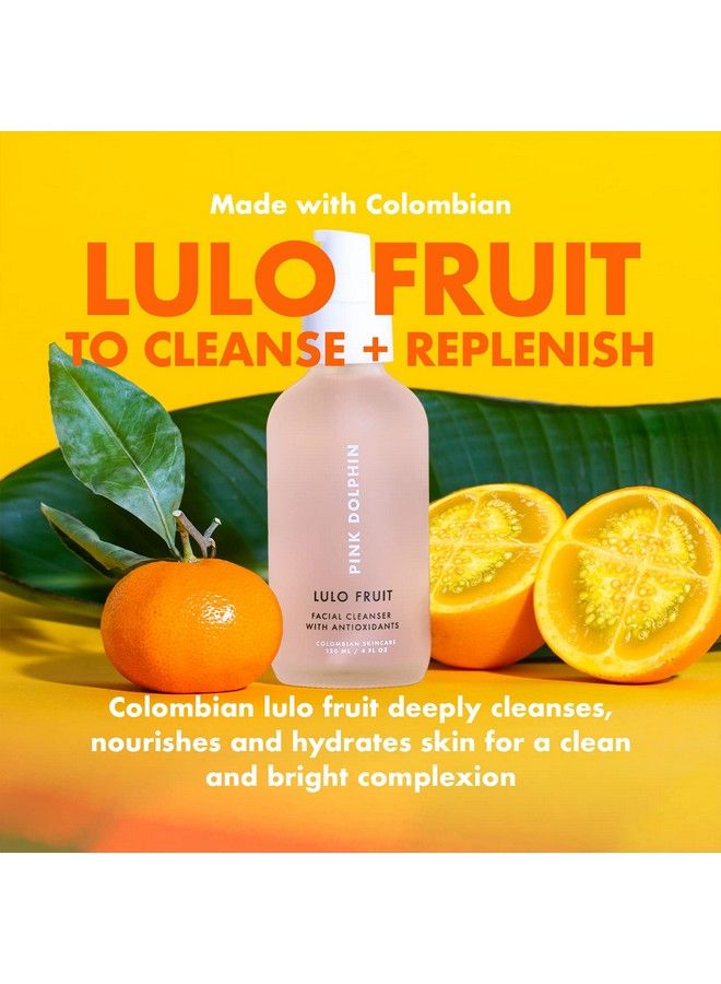 | Lulo Fruit Antioxidant Facial Cleanser | Antiaging Face Wash | Deep Cleans & Prevents Acne | Smooths & Nourishes Skin | Vitamin C | Vegan | Citrus Scent | Skin Care | Colombia | 4 Oz
