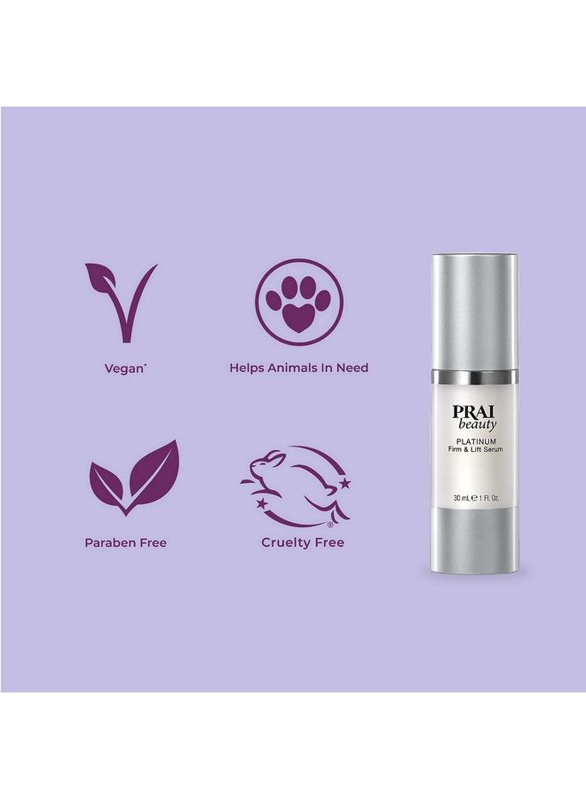 Beauty Platinum Firm & Lift Serum Antiaging & Antiwrinkle Serum 1 Fl Oz