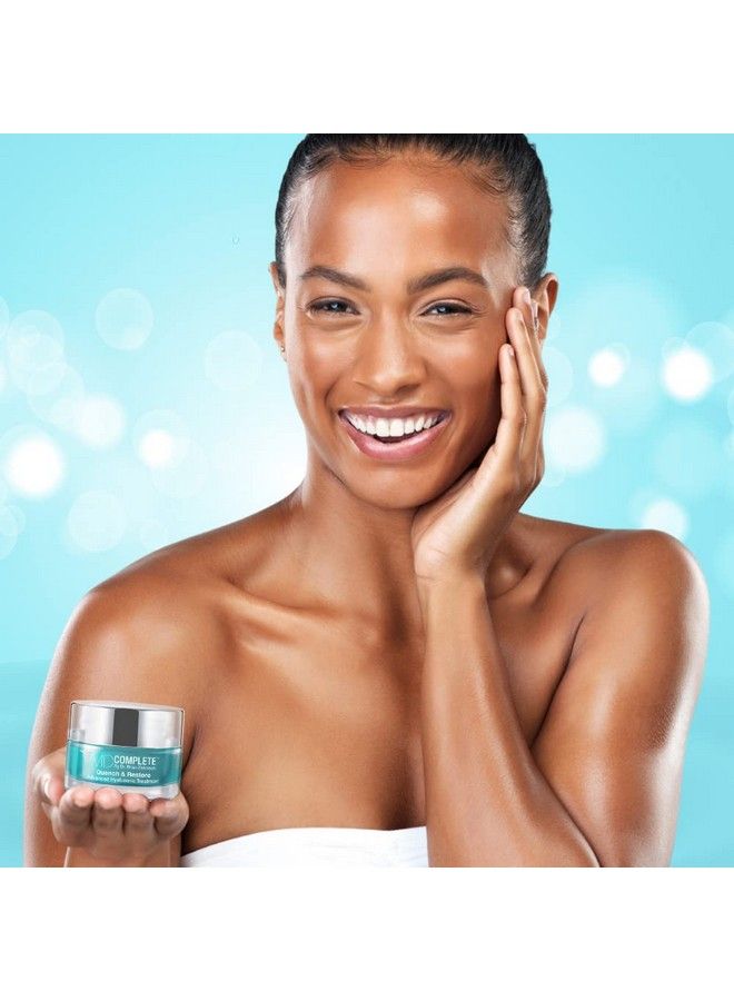 Md Complete Quench & Restore Advanced Hyaluronic Acid Treatment For Plumping And Firming On Face Hands And Body With Hyaluronic Acid Peptides Niacinamide And Lactic Acid Lavender Scent 1.0 Fl. Oz