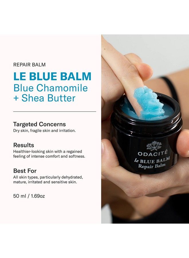 Skin Care Face Moisturizer Leblue Balm Repair Balm Blue Chamomile & Shea Butter Multipurpose Antiaging For Soft Healthy & Nourished Skin Mature Dry Or Sensitive Skin