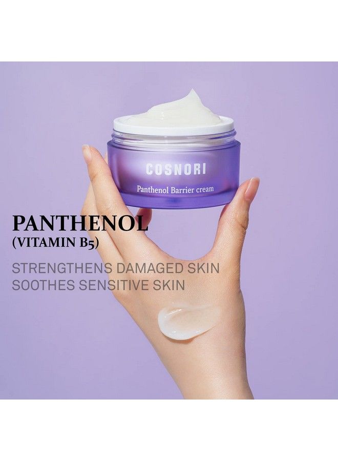 Panthenol Barrier Cream Strengthening Skin Barrier Face Moisturizer With Panthenol And Kakadu Plum Extract Calming And Hydrating For Damaged Skin Irritation Free Formula 1.69 Oz.