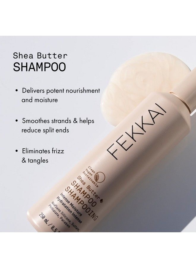 Shea Butter Intense Moisture Shampoo 8.5 Oz Provides Extreme Hydration Tames Frizz & Repairs Split Ends Salon Grade Ewg Compliant Vegan & Cruelty Free