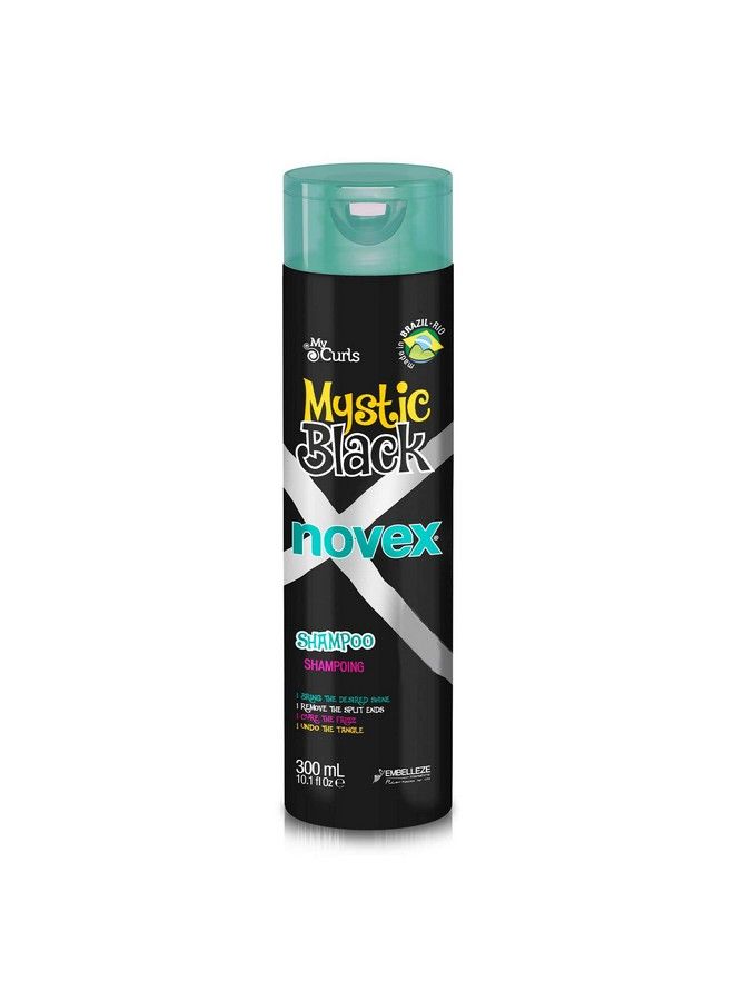 Mystic Black Shampoo For Frizzfree Control 10.1 Fo Oz Bottle