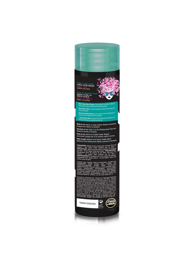 Mystic Black Shampoo For Frizzfree Control 10.1 Fo Oz Bottle