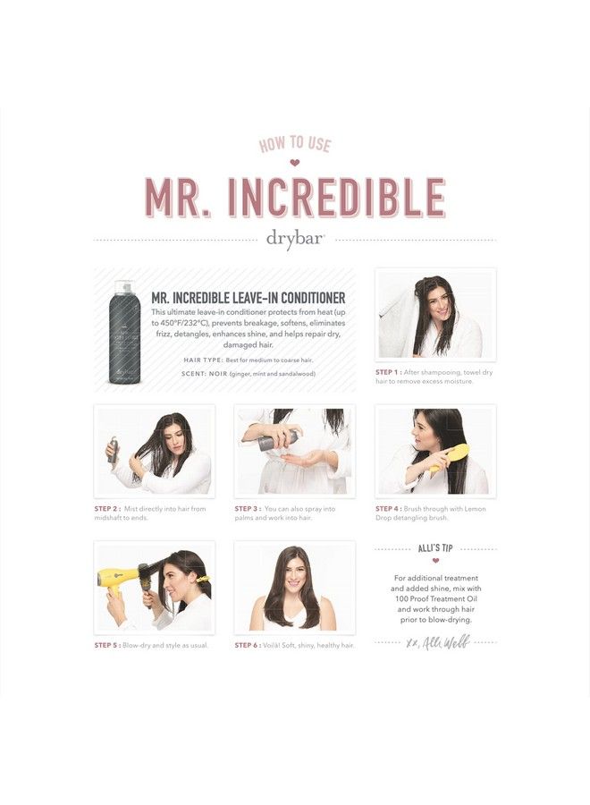 Mr. Incredible The Ultimate Leavein Conditioner | Condtiions Detangles Hair (5.3 Oz)