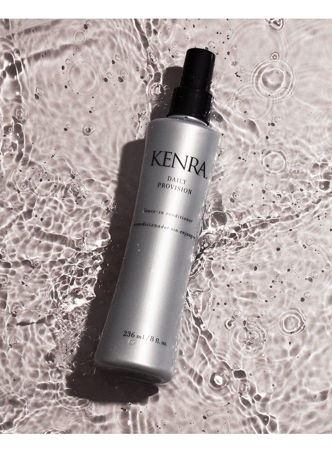 Kenra Daily Provision Leavein Conditioner | Hydrates Detangles & Adds Shine | Tames Frizz & Flyaways | Thermal Protection | Helps Risist Humidity | All Hair Types | 8 Fl. Oz