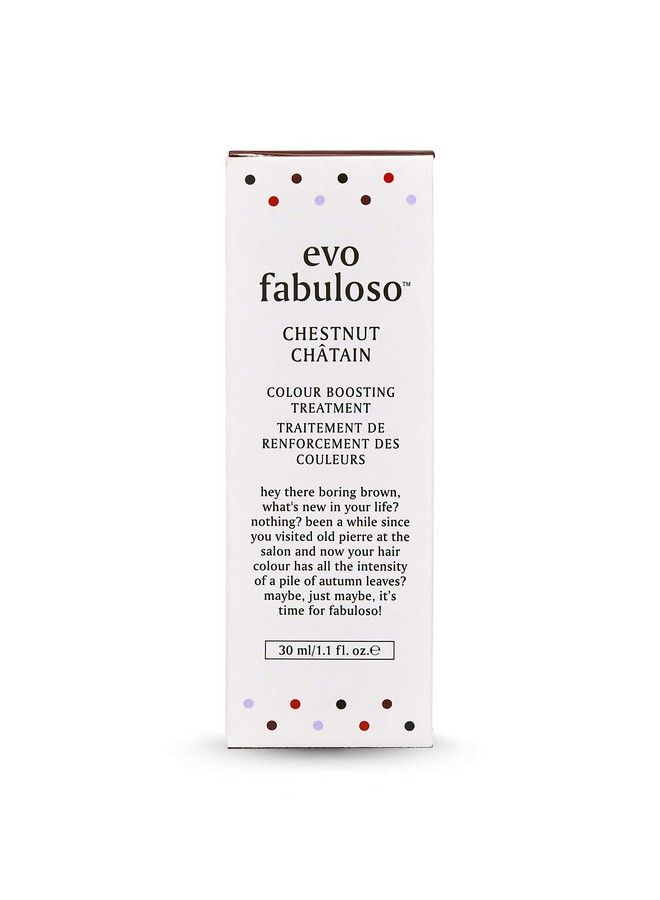 Fabuloso Chesnut Color Boosting Treatment Color Care Conditioner For Colortreated Hair Helps Maintain Color Depth Tone & Shine Travel Size 30Ml / 1.01Fl.Oz