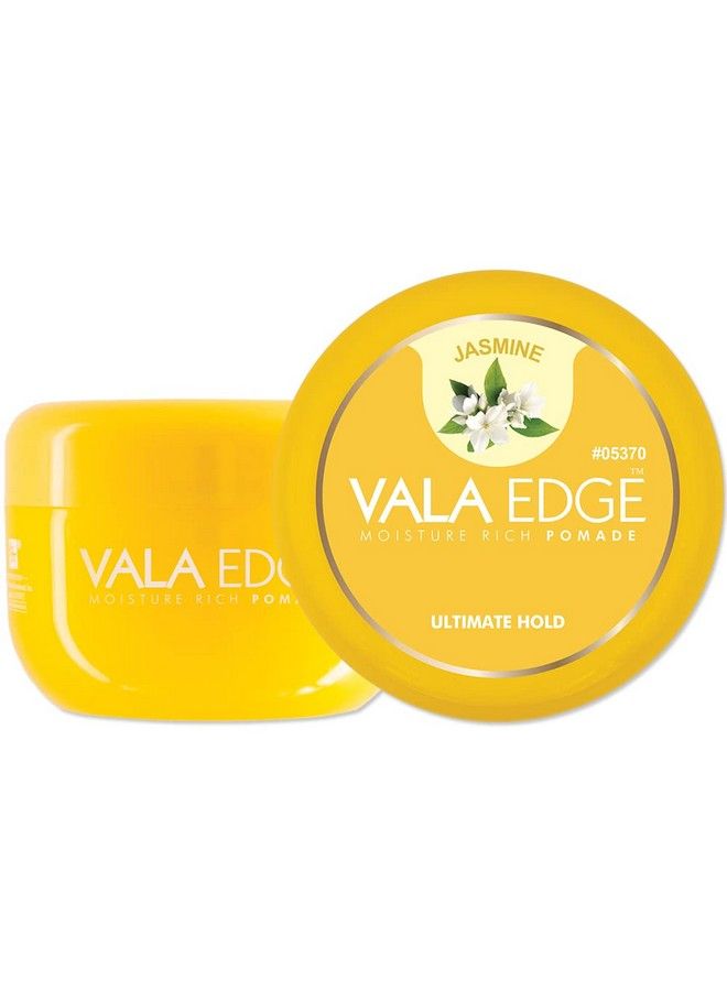 Hair Pomade Vala Edge Control 100Ml 3.38 Fl Oz Strong Ultimate Hold High Shine Easy To Wash Out Made In Korea Beauty Styling Gel (Jasmine Floral Scent)