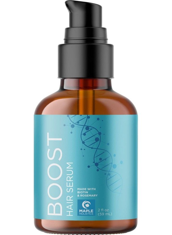 Advanced Biotin Hair Growth Serum Hair Thickening Serum With Peppermint Black Castor Oil And Rosemary Oil For Hair Growth Hair Serum For Hair Growth With Volumizing Scalp Oil Hair Growth Complex