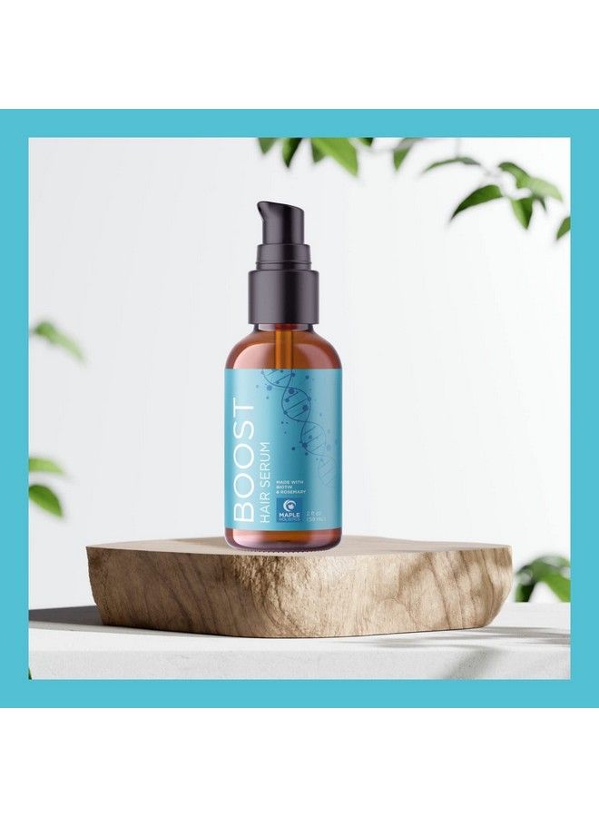 Advanced Biotin Hair Growth Serum Hair Thickening Serum With Peppermint Black Castor Oil And Rosemary Oil For Hair Growth Hair Serum For Hair Growth With Volumizing Scalp Oil Hair Growth Complex